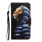 3D Colored Drawing Horizontal Flip Leather Phone Case, For iPhone 13 Pro